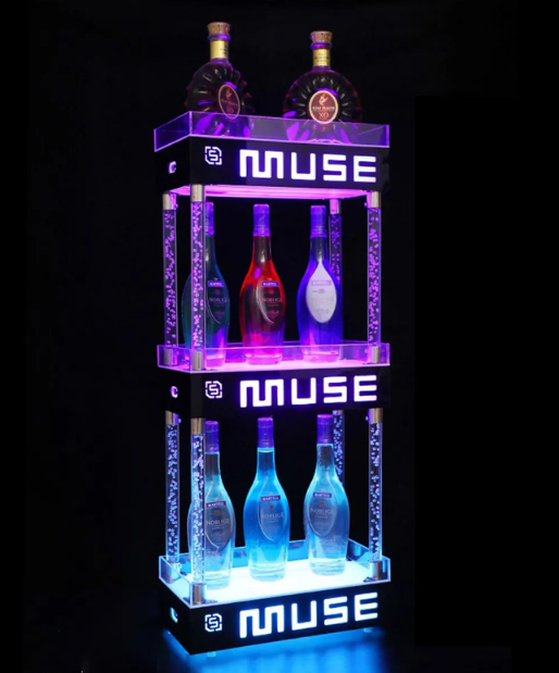 亞克力發(fā)光酒架 亞克力發(fā)光酒架