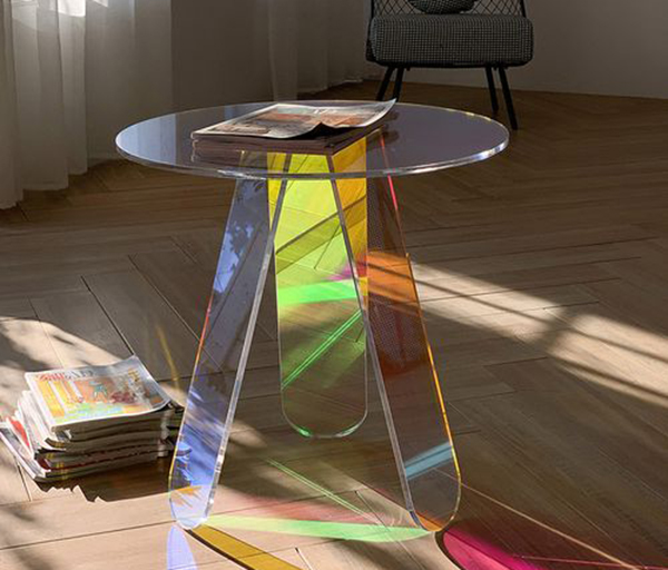 亞克力炫彩茶幾 亞克力炫彩茶幾